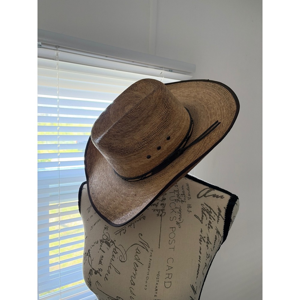 Resistol Jason Aldean Amarillo Sky Cowboy Hat OSFM Brown Straw Cowgirl Rodeo